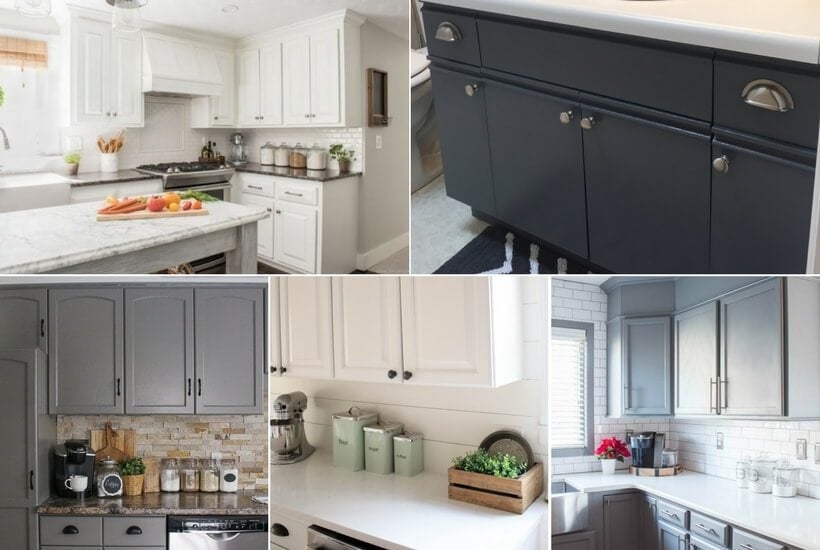 The Best Paint For Kitchen Cabinets 8 Cabinet Transformations