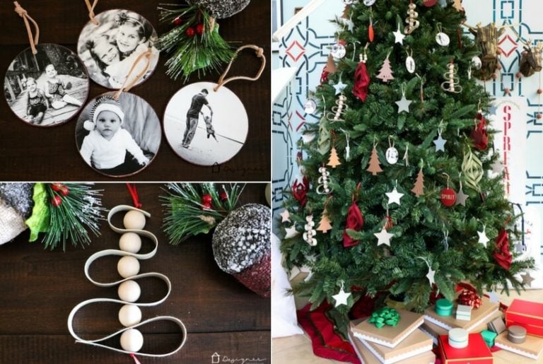 An Entire Tree Filled With DIY Christmas Ornaments