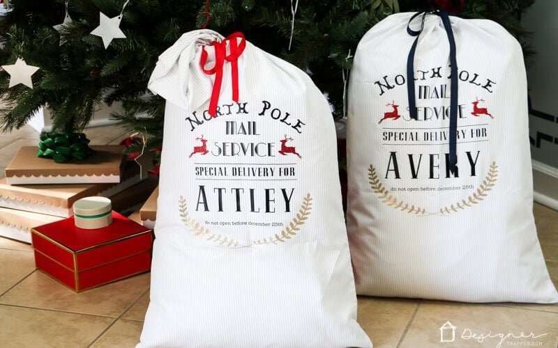 Diy Santa Sacks Your Kids Will Love Kaleidoscope Living