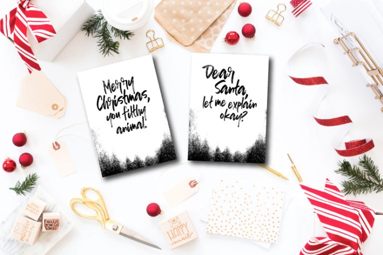 Funny and Free Printable Christmas Cards