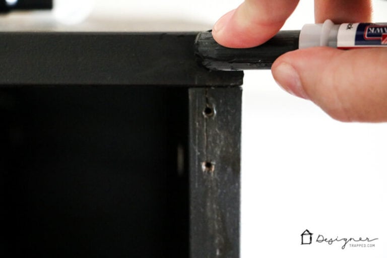 Easy Furniture Repair That Matches Ikea Paint Colors!