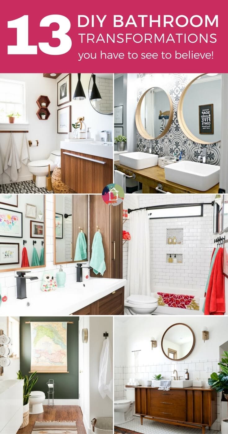 13 Diy Bathrooms You Have To See To Believe Kaleidoscope Living