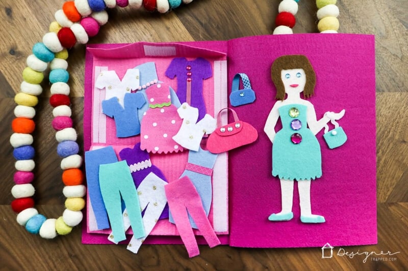 This DIY felt doll kit is fun to make and is a perfect quiet activity for any little girls in your life! Learn how to make your own DIY felt doll kit with this detailed tutorial.