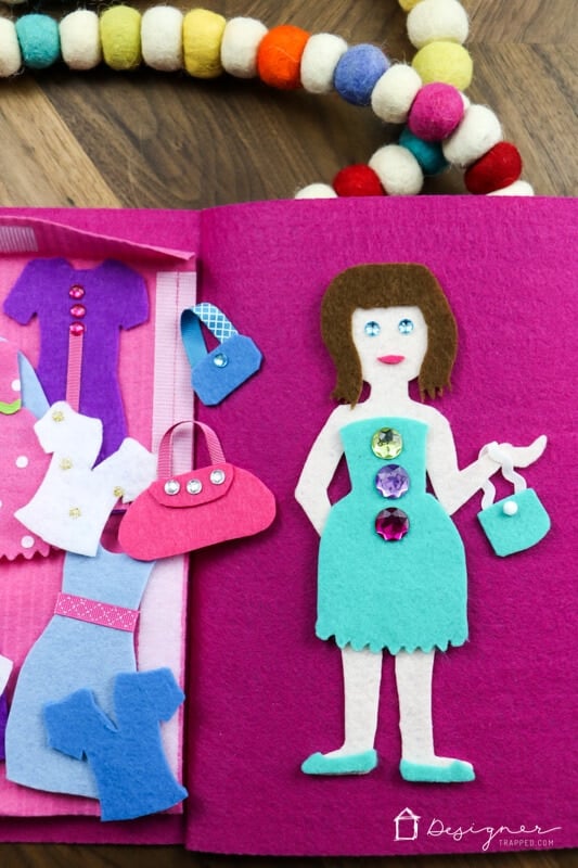 This DIY felt doll kit is fun to make and is a perfect quiet activity for any little girls in your life! Learn how to make your own DIY felt doll kit with this detailed tutorial.