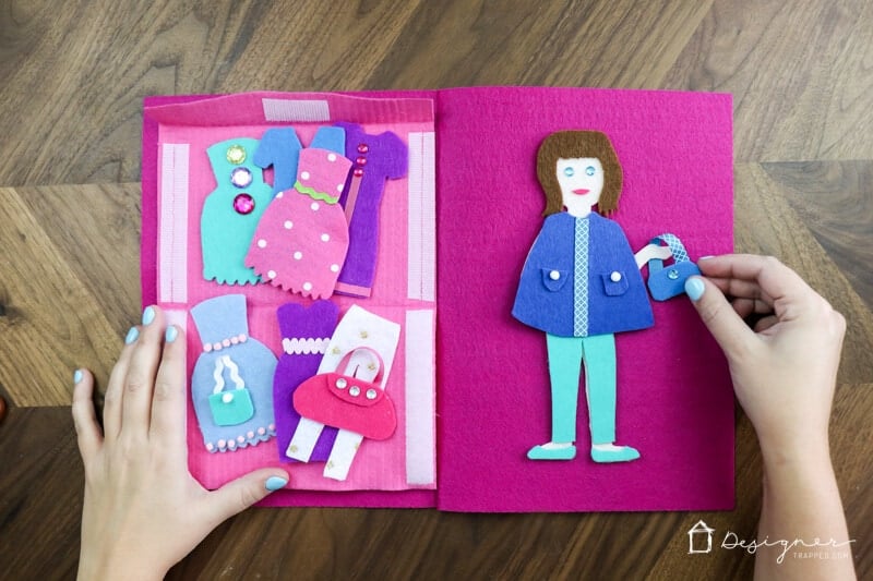 This DIY felt doll kit is fun to make and is a perfect quiet activity for any little girls in your life! Learn how to make your own DIY felt doll kit with this detailed tutorial.