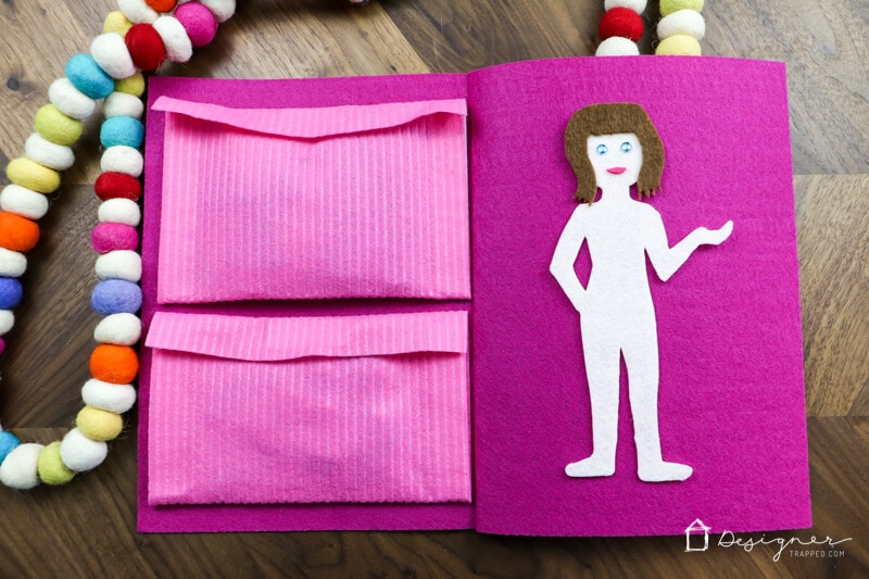 This DIY felt doll kit is fun to make and is a perfect quiet activity for any little girls in your life! Learn how to make your own DIY felt doll kit with this detailed tutorial.