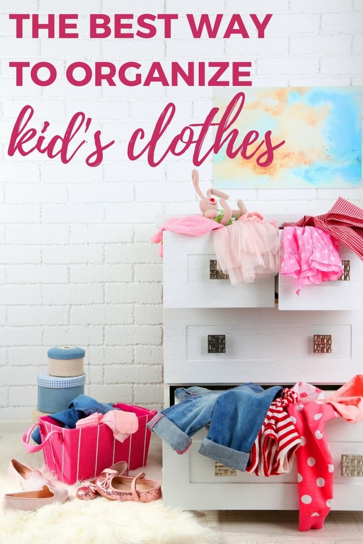 Wondering how to get organized when it comes to your kids' clothes that they are constantly outgrowing? These tips for organizing your kids' drawers and closets are simple, easy and effective!