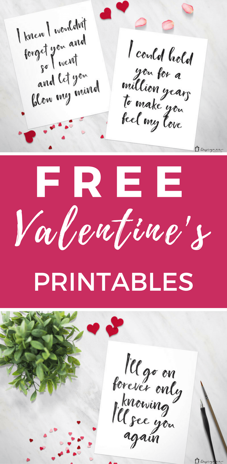 Free Valentine S Printables 2018 Kaleidoscope Living