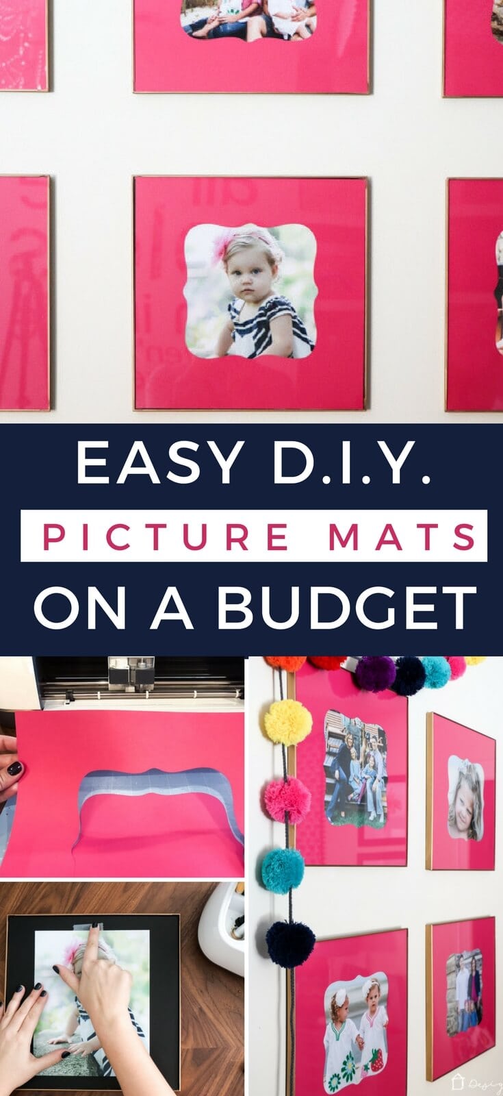 Picture mats can be expensive and custom shapes and sizes are impossible to find on store shelves. Now you can make your own DIY picture mats with this easy tutorial!