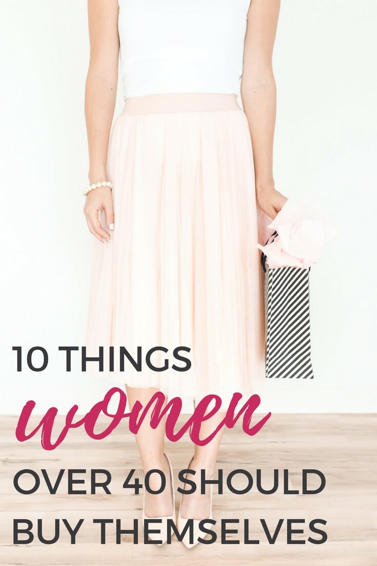There are some things that women over 40 should buy for themselves! Now that I've celebrated my 40th birthday, I've compiled a list of the top 10 things I believe women over 40 should treat themselves to just because.