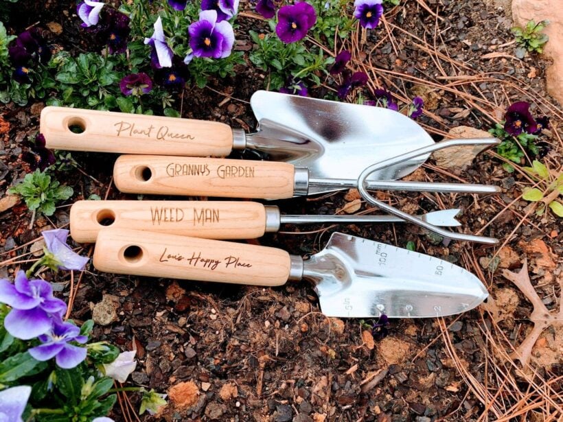 personalized garden tools for mother's day