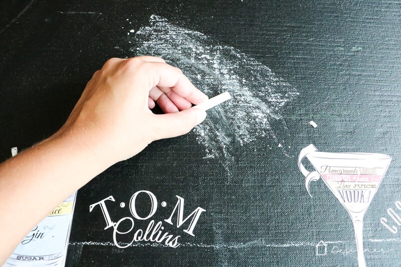 How To Make Homemade Chalkboard Paint - GardenFork - Eclectic DIY