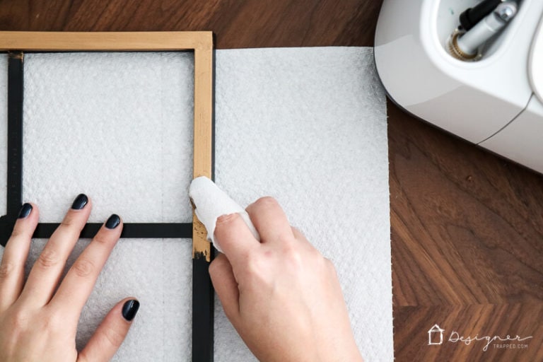 "DIY" Gold Frames for Less Than 10 Each