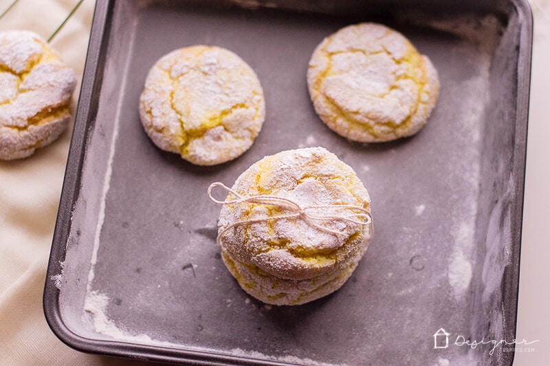 Lemon crinkle cookies are dessert perfection! Simple to make, they are sweet with the tangy zing of fresh lemon. If you have a lemon lover in your family, this will be their new favorite!