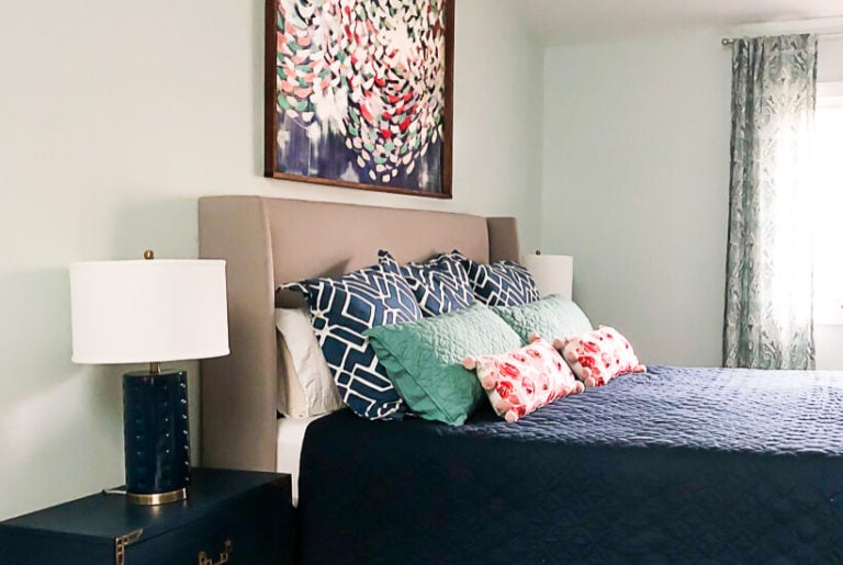 Our Colorful Master Bedroom- The Beautiful Bedrooms Tour
