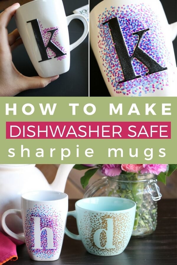 Diy Sharpie Mugs Dishwasher Safe Pinterest 2 