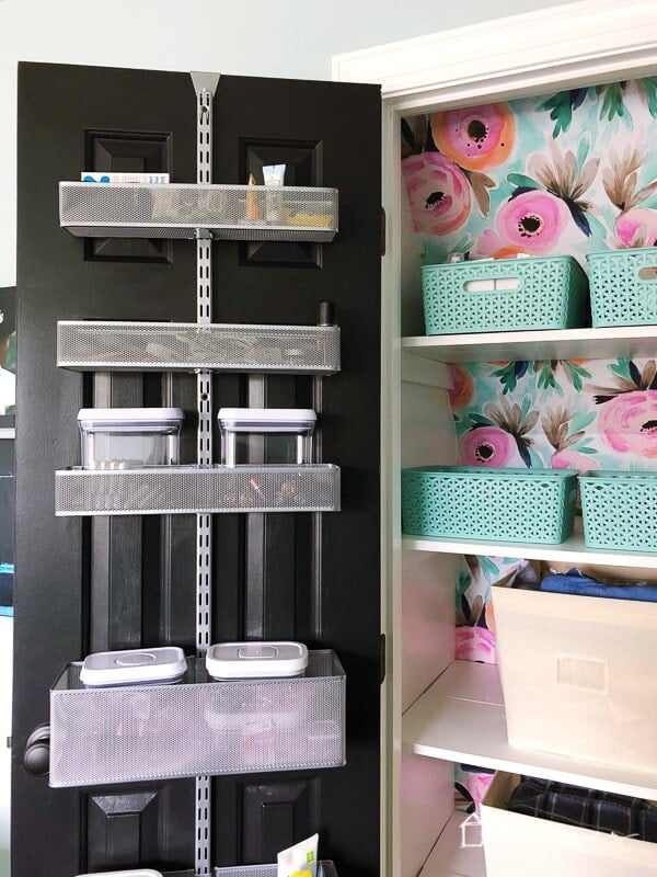 linen closet organization