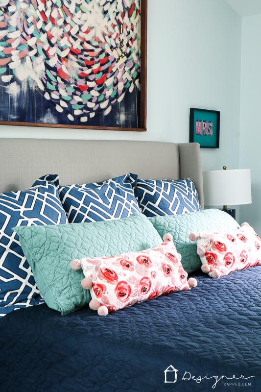 Colorful home decor that's affordable