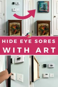 hide thermostat with art