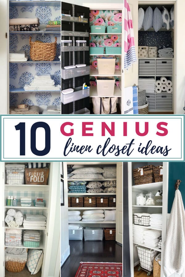 Genius Linen Closet Ideas For Organization And Beautification Kaleidoscope Living - Diy Linen Closet Organization