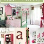 colorful girl's bedroom