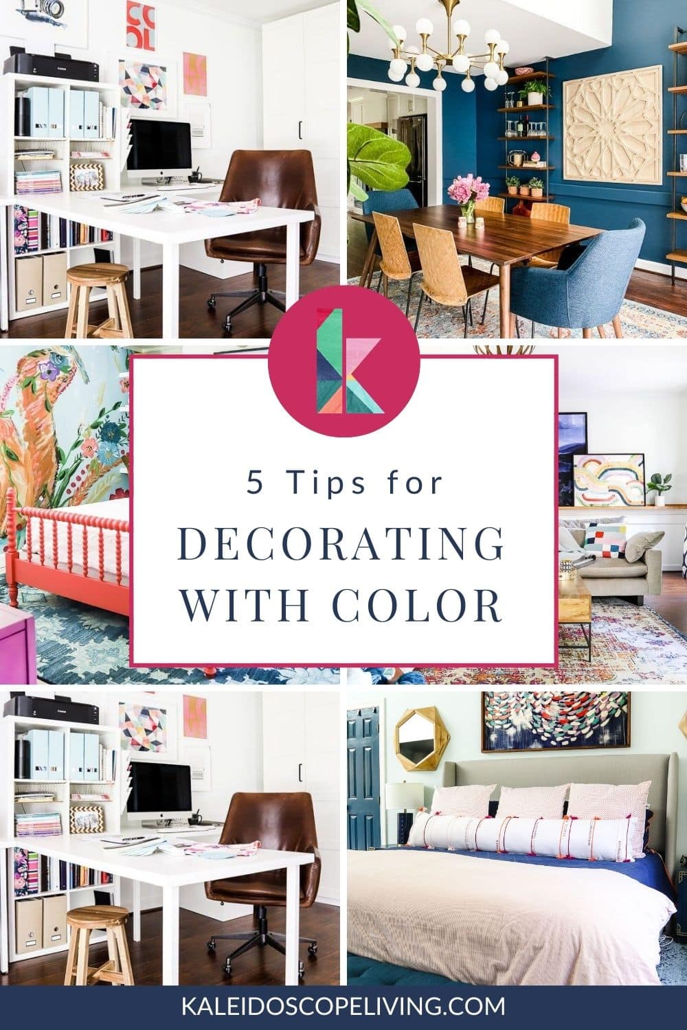 5 Tips for Decorating With Color Even When It Scares You