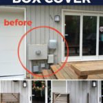diy utility box cover with door