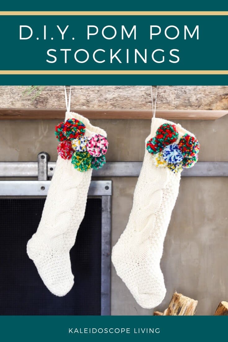 DIY Pom Pom Stocking