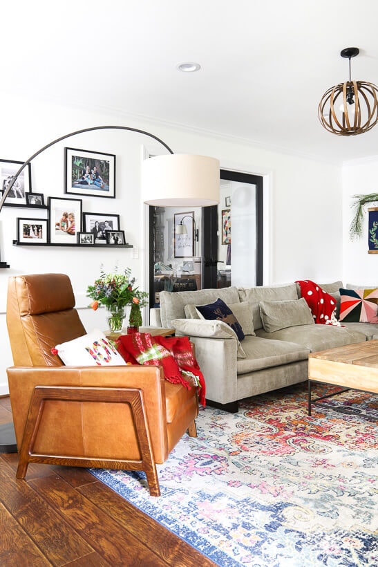 colorful living room