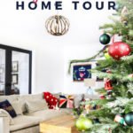 colorful Christmas home tour