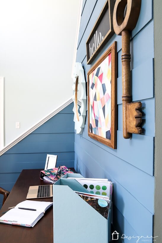 diy modern plank wall Blueprint by Behr