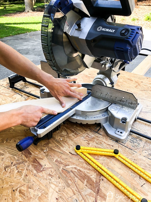 compound miter saw cutting angle