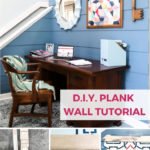 diy modern plank wall Blueprint by Behr