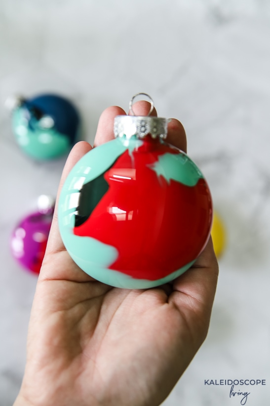 Colorful & Easy DIY Christmas Ornaments | Kaleidoscope Living