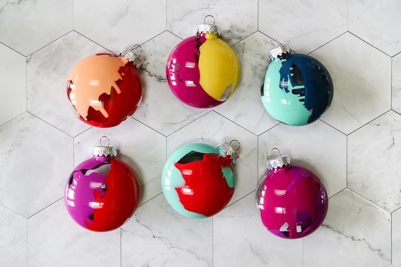 Colorful & Easy DIY Christmas Ornaments