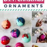 colorful DIY Christmas ornaments