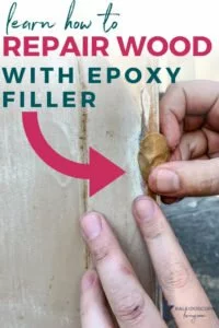 how to repair wood with epoxy filler