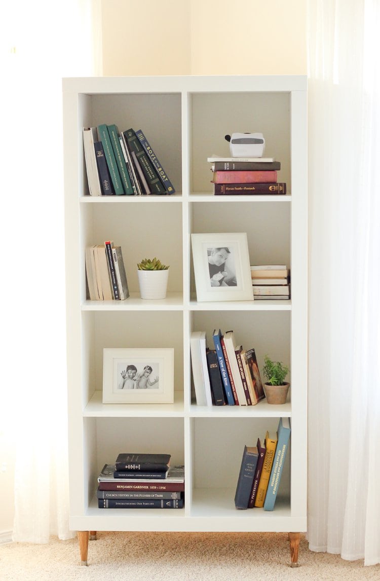 IKEA bookcase with legs