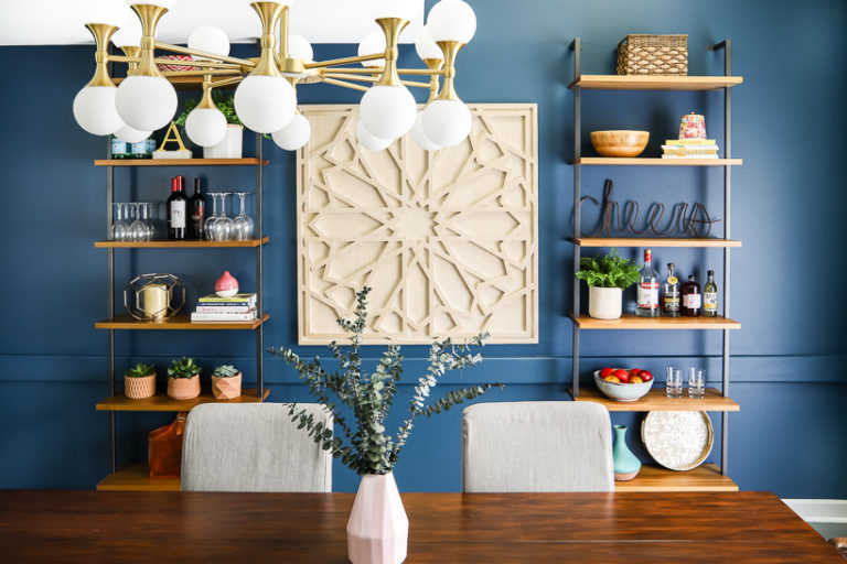 Our Navy Blue & Eclectic Dining Room Reveal
