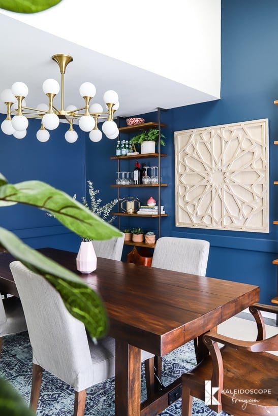 Navy And White Dining Room : Navy Blue Dining Room Interior Design On Behance - Navy and white dining room.