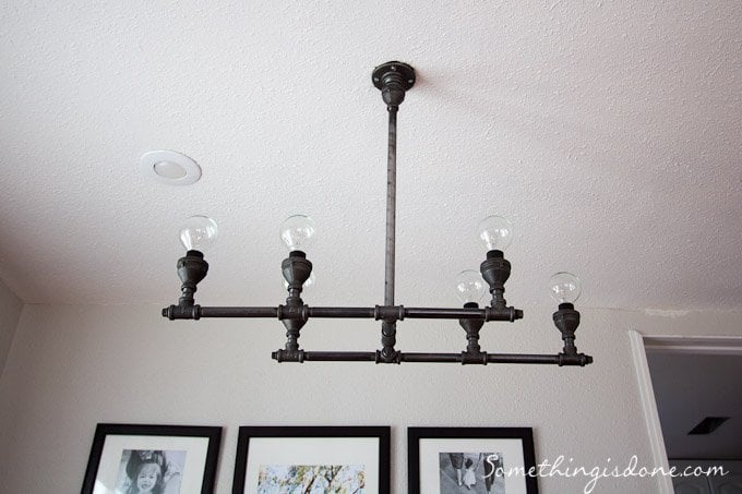 steel pipe light fixture