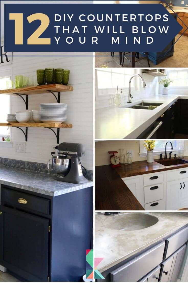 12 Diy Countertops That Will Blow Your Mind Designertrappedcom