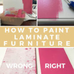 painting IKEA or laminate furniture