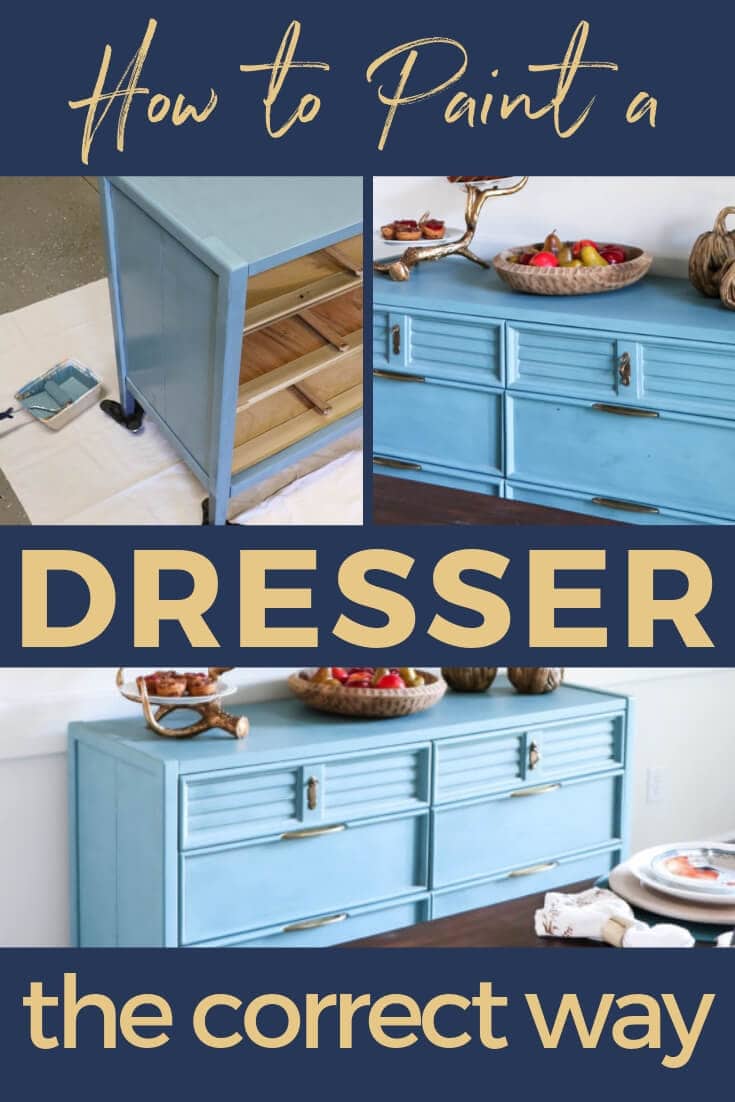 How to Paint a Dresser {the correct way}