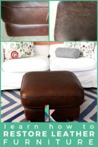 Restoring leather furniture