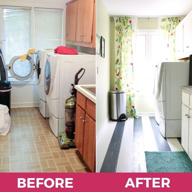 before and after kitchen makeover