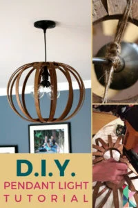 diy bentwood pendant light