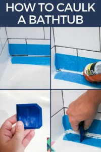 how to caulk a bathtub