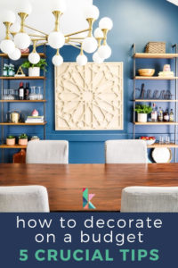 navy blue dining room how to decorate on a budget