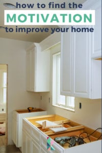 find motivation to improve your home